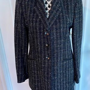 Zanella Italian Wool Blazer Size 8